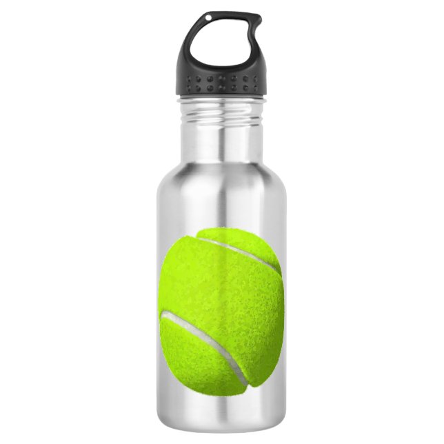 Tennis Ball Edelstahlflasche (Vorderseite)