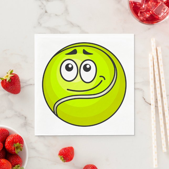 Tennis Ball Face Serviette (Von Creator hochgeladen)