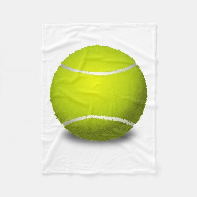 Tennis Ball Fleecedecke (Vorderseite)
