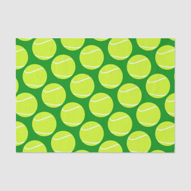 Tennis Ball Geschenkpapier Seidenpapier (Vorderseite)