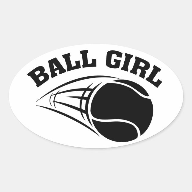 Tennis - Ball Girl Stickers (Vorderseite)