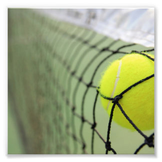 Tennis Ball Hitnet Fotodruck