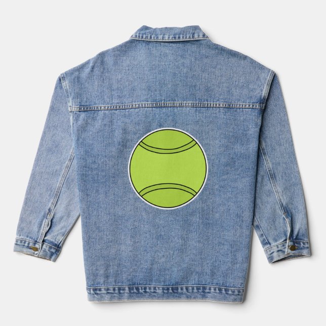 Tennis Ball Jeansjacke (Rückseite)