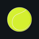 Tennis Ball Magnet<br><div class="desc">Liebe Tennis? Dieses Bild ist für Sie! Spaß Grafik für den Sportbegeisterten. Anpassen durch Ändern der Hintergrundfarbe und/oder Hinzufügen von Text.</div>