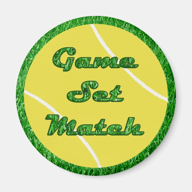 Tennis Ball Magnet (Vorne)