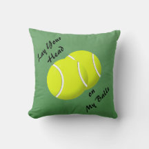 Tennis-Ball Mojo-Wurfkissen