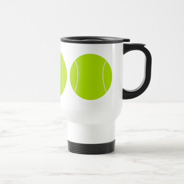 Tennis Ball mug - choisir style & couleur (Droite)