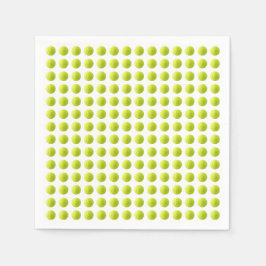 Tennis Ball Paper Napkin Serviette