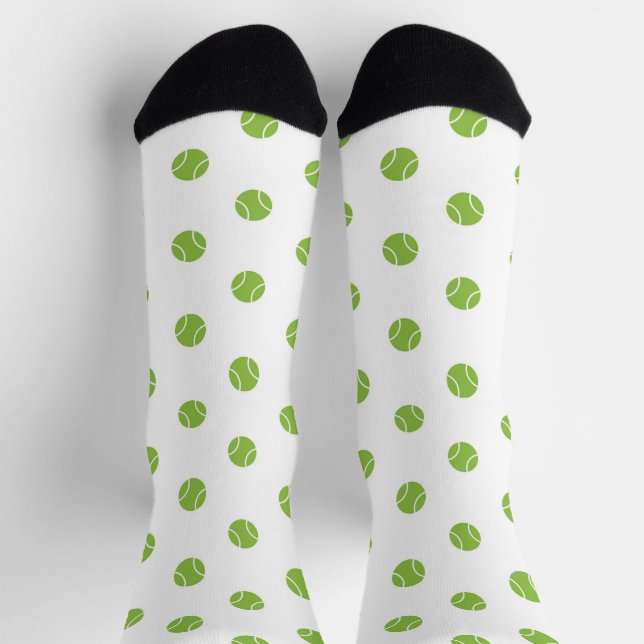 Tennis Ball Pattern Socken (Oben)