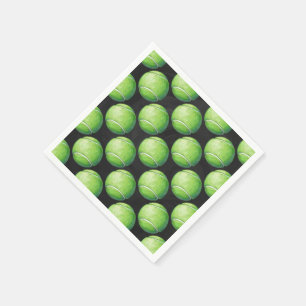 Tennis Ball Patterns Serviette