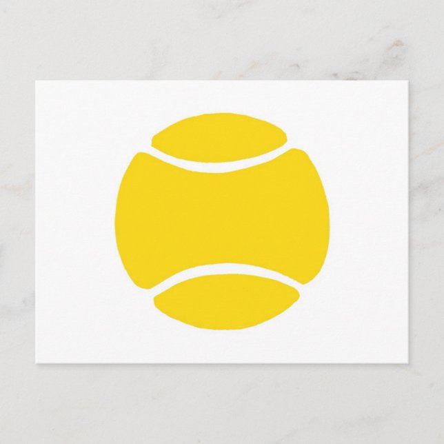 Tennis Ball Postkarte (Vorderseite)