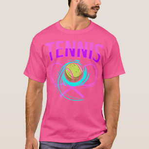 Tennis Ball Racket Court Tennis Trainer T-Shirt