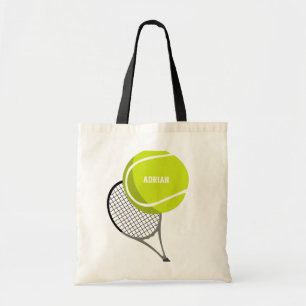 Tennis Ball & Racket Racquet Personalisiert Tragetasche