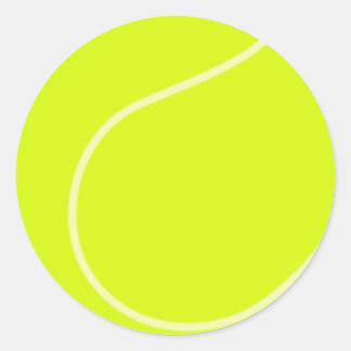 Tennis Ball Runder Aufkleber