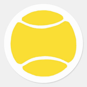 Tennis Ball Runder Aufkleber