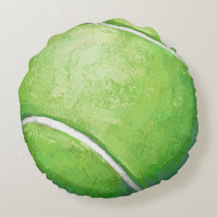 Tennis Ball Rundes Kissen