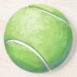 Tennis Ball Sandstein Untersetzer