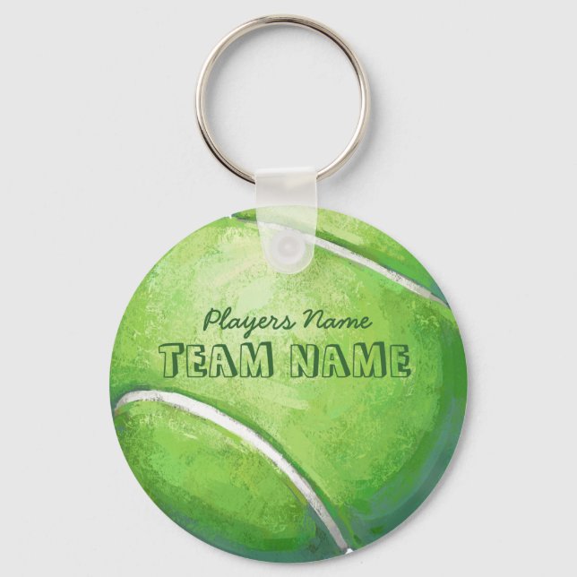 Tennis Ball Schlüsselanhänger (Vorderseite)