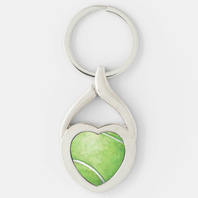 Tennis Ball Schlüsselanhänger (Vorderseite)