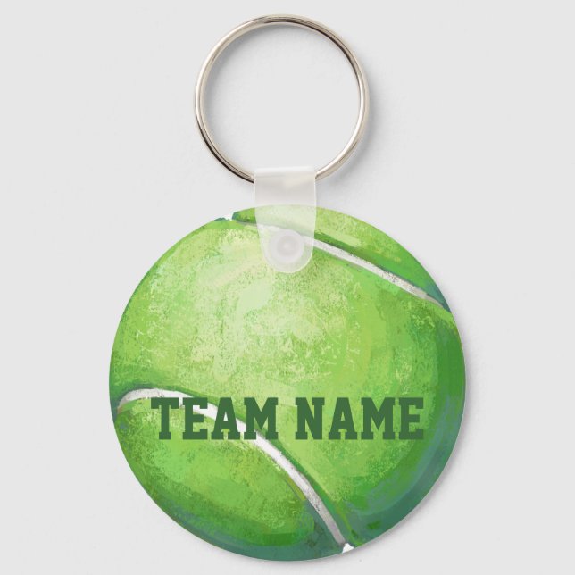 Tennis Ball Schlüsselanhänger (Vorderseite)