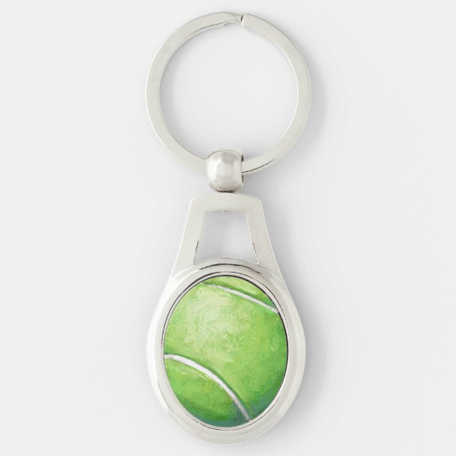 Tennis Ball Schlüsselanhänger (Vorderseite)