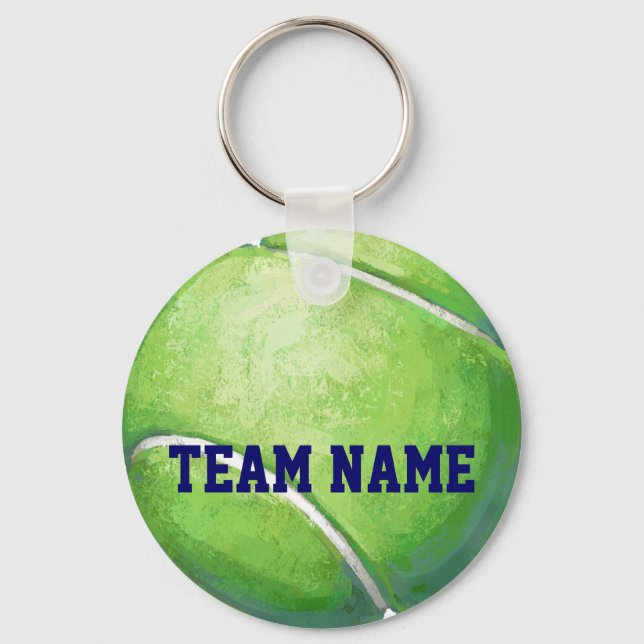 Tennis Ball Schlüsselanhänger (Vorderseite)