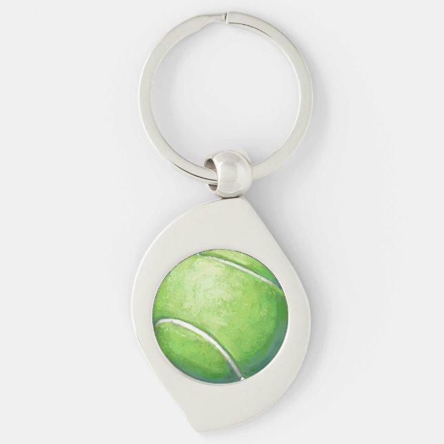 Tennis Ball Schlüsselanhänger (Vorderseite)