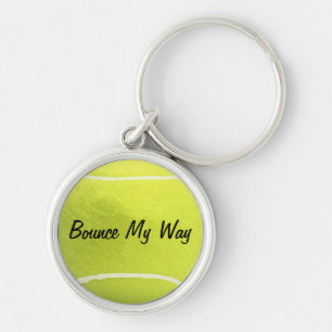 Tennis-Ball-Schlüsselkette - personalisiert Schlüsselanhänger
