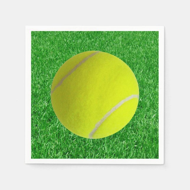 Tennis Ball Serviette (Vorderseite)
