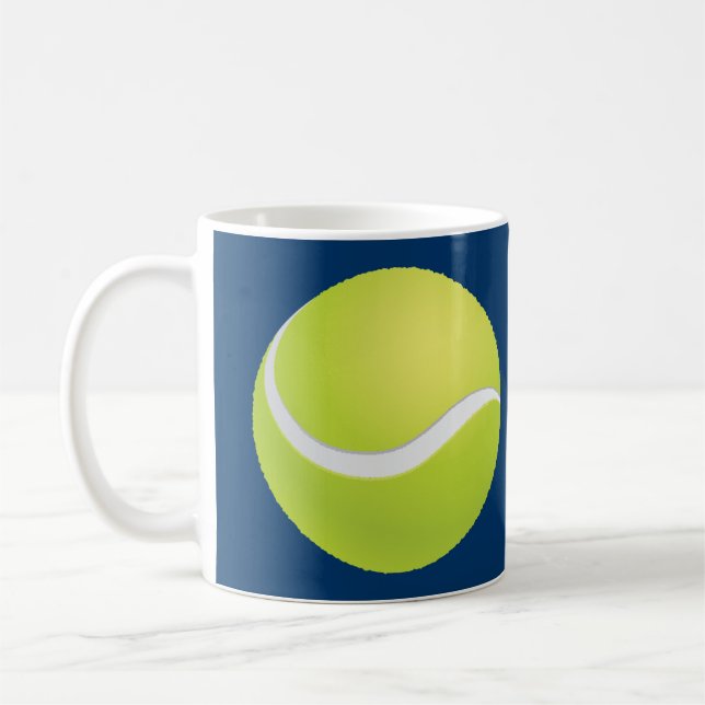 Tennis-Ball-Tasse Kaffeetasse (Links)