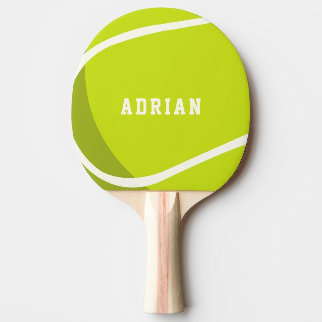 Tennis Ball Tischtennis Schläger (Vorderseite)