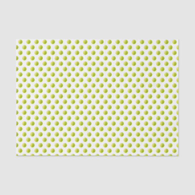 Tennis Ball Tissue Seidenpapier (Vorderseite)