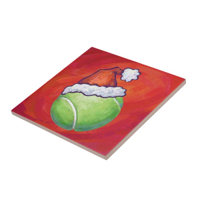 Tennis Ball Weihnachten Fliese (Seite)