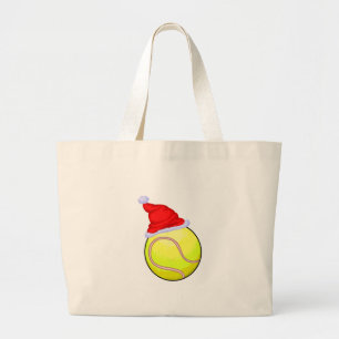 Tennis-Ball (Weihnachtsmannmütze) Jumbo Stoffbeutel