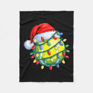 Tennis Ball Weihnachtsmannmütze Männer Frauen Weih Fleecedecke