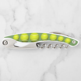 Tennis Balls Design Corkschraube Kellnermesser