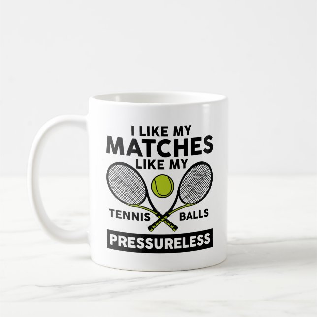Tennis Balls pressureless Kaffeetasse (Links)