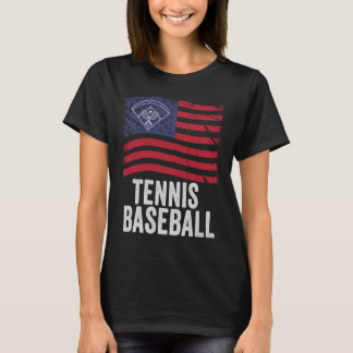 Tennis Baseball Fun Game for All Ages Perfect Outd T-Shirt