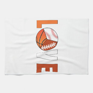 Tennis Basketball Baseball Football Lover Geschirrtuch