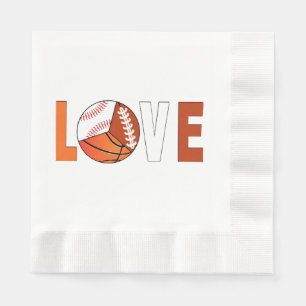 Tennis Basketball Baseball Football Lover Serviette