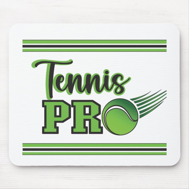 Tennis Beruflich Mousepad (Vorne)