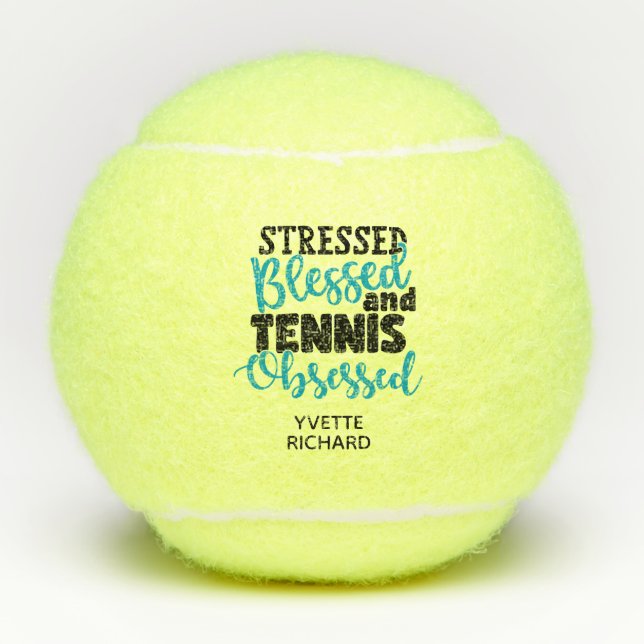 Tennis besessen tennisbälle (Vorderseite)