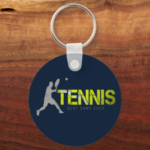 Tennis Best Game Ever Vintag Sport Coach Design Schlüsselanhänger