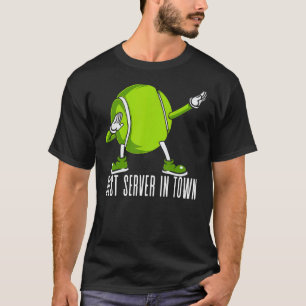 Tennis bester Server im städtischen Sportspiel Män T-Shirt