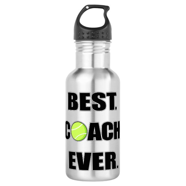 Tennis-bester Trainer überhaupt Trinkflasche (Vorderseite)