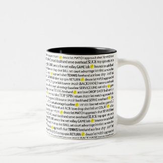 Tennis bezeichnet als Tasse