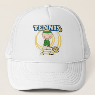 TENNIS - blonde Jungen-T - Shirts und Geschenke Truckerkappe