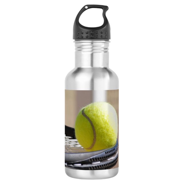 Tennis bouteille d'eau en acier inoxydable (Devant)