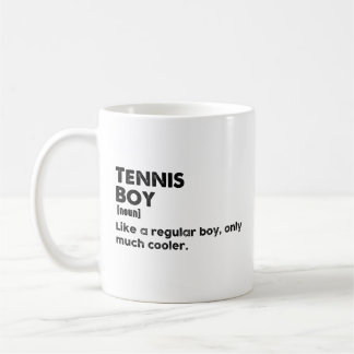 Tennis Boy Funny Definition Tennis Lover Kaffeetasse