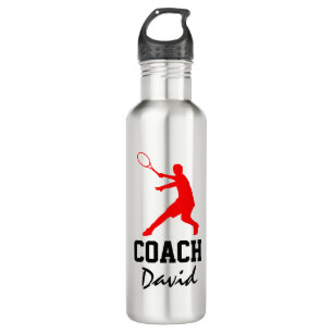Tennis-Busgeschenk Stahlwasserflasche mit Loop-Ver Edelstahlflasche